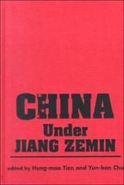 Cover of: China Under Jiang Zemin