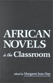 Cover of: African novels in the classroom