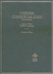 Cover of: Uniform commercial code by James J. White