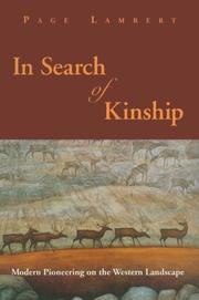 Cover of: In search of kinship: modern pioneering on the western landscape