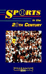 Cover of: Sports in the 20th century
