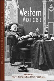 Cover of: Western voices: 125 years of Colorado writing