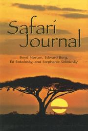 Cover of: Safari Journal