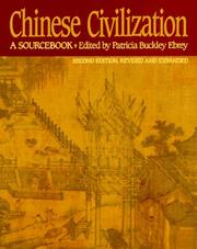 Cover of: Chinese Civilization: A Sourcebook, 2nd Ed