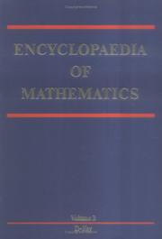 Cover of: Encyclopaedia of Mathematics (3) (Encyclopaedia of Mathematics)