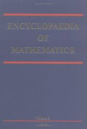 Cover of: Encyclopaedia of Mathematics (5) (Encyclopaedia of Mathematics) by Michiel Hazewinkel