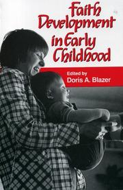 Cover of: Faith development in early childhood