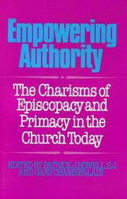 Cover of: Empowering authority by edited by Gary Chamberlain, Patrick J. Howell.