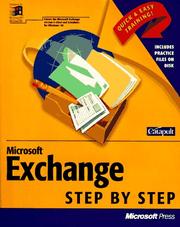 Cover of: Microsoft Exchange step by step
