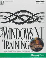 Cover of: Microsoft Windows NT training: hands-on self-paced training kit for version 3.5.