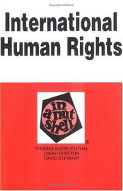 International human rights in a nutshell by Thomas Buergenthal