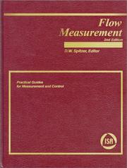 Cover of: Flow measurement: practical guides for measurement and control