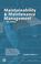 Cover of: Maintainability & Maintenance Management