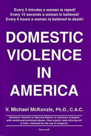 Cover of: Domestic violence in America