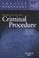 Cover of: Principles of criminal procedure