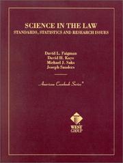 Science in the law