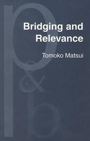 Cover of: Bridging and relevance by Tomoko Matsui