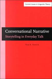 Cover of: Conversational Narrative: Storytelling in Everyday Talk
