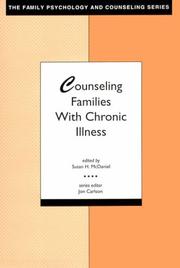 Cover of: Counseling families with chronic illness by edited by Susan H. McDaniel.