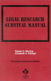 Cover of: legal
