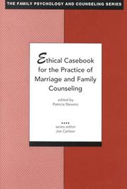 Cover of: Ethical casebook for the practice of marriage and family counseling