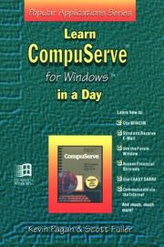Cover of: Learn CompuServe for Windows in a day
