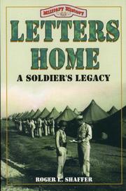 Cover of: Letters home: a soldier's legacy