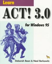 Cover of: Learn ACT! 3.0 for Windows 95