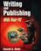 Cover of: Writing and publishing with your PC