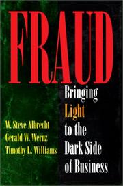 Cover of: Fraud by W. Steve Albrecht