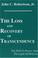 Cover of: The loss and recovery of transcendence