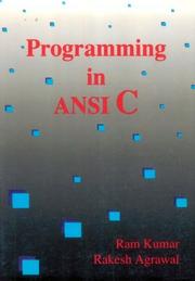 Cover of: Programming in ANSI C by Ram Kumar, Ram Kumar