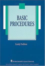 Cover of: Basic procedures