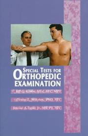 Cover of: Special tests for orthopedic examination