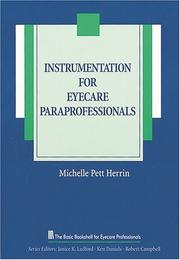 Cover of: Instrumentation for eyecare paraprofessionals by Michelle Pett Herrin