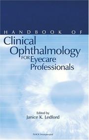 Cover of: Handbook of Clinical Ophthalmology for Eyecare Professionals