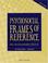 Cover of: Psychosocial Frames of Reference
