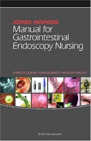 Johns Hopkins Manual For Gastrointestinal Endoscopy Nursing By Jeanette ...