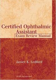 Cover of: Certified Ophthalmic Assistant Exam Review Manual (The Basic Bookshelf for Eyecare Professionals)