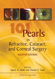 Cover of: 101 Pearls in Refractive, Cataract, and Corneal Surgery