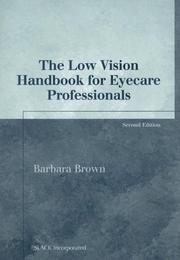 Cover of: The Low Vision Handbook for Eyecare Professionals (Basic Bookshelf for Eyecare Professionals)