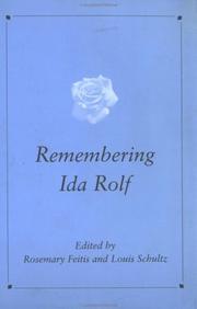 Cover of: Remembering Ida Rolf by Rosemary Feitis