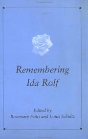 Cover of: Remembering Ida Rolf