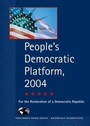 Cover of People's Democratic Platform, 2004