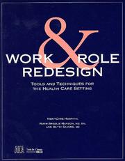 Cover of: Work & role redesign | Ruth Bredlie Hanson
