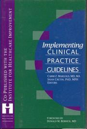 Cover of: Implementing clinical practice guidelines