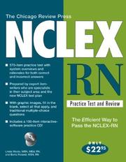 Cover of: The Chicago Review Press NCLEX-RN Practice Test and Review (NCLEX Practice Test and Review series)