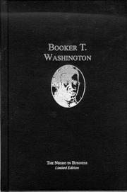 Cover of: Booker T. Washington  The Negro in Business