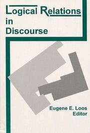 Cover of: Logical relations in discourse