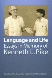 Cover of: Language and life: essays in memory of Kenneth L. Pike